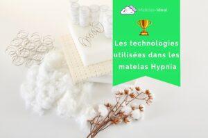 les technologies utilisées dans les matelas hypnia